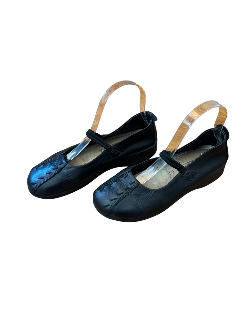 Arcopedico Shawna Black Leather Mary Jane Women's Slip on shoes Size 38